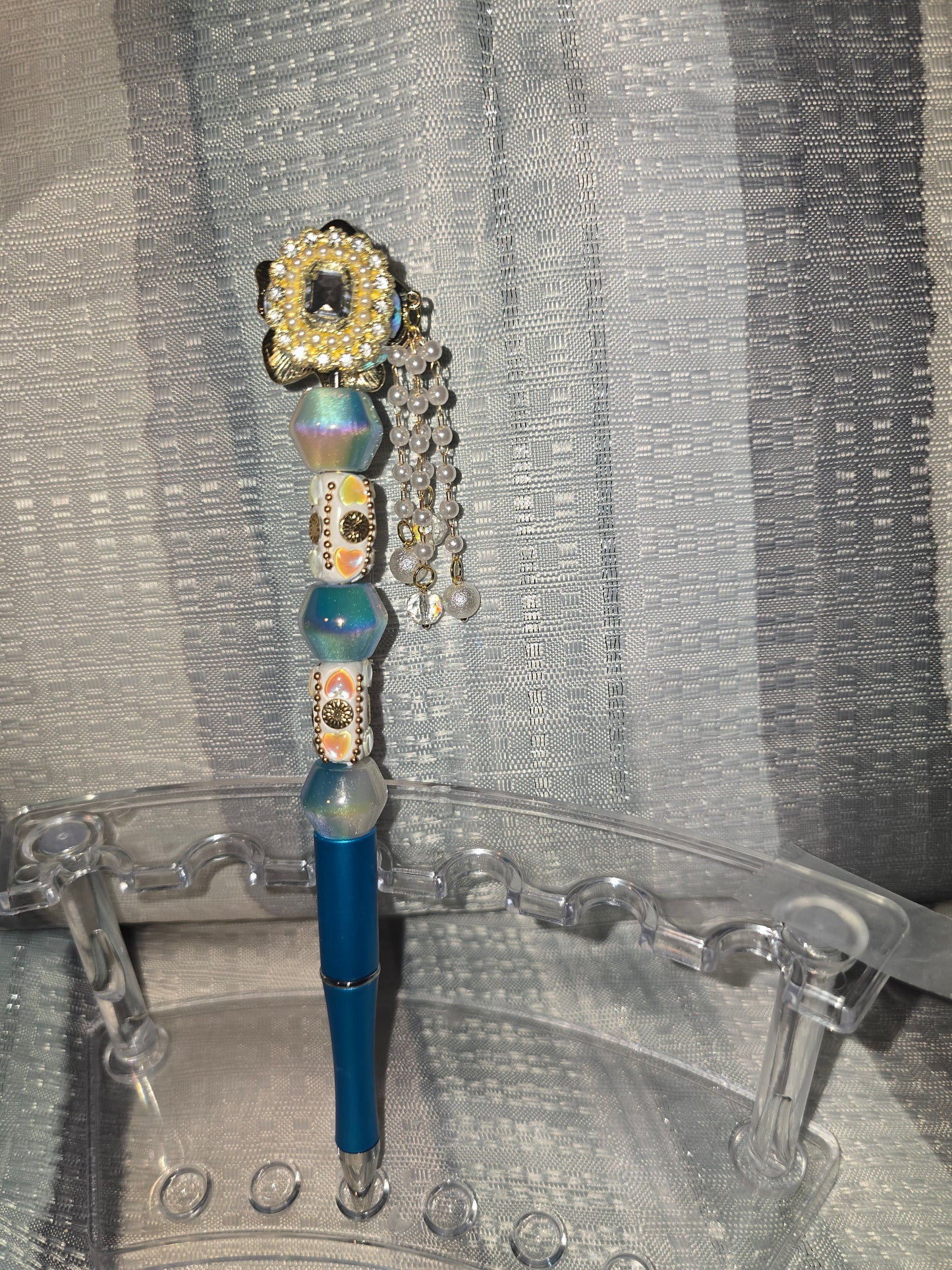 Teal flower Lux Pen