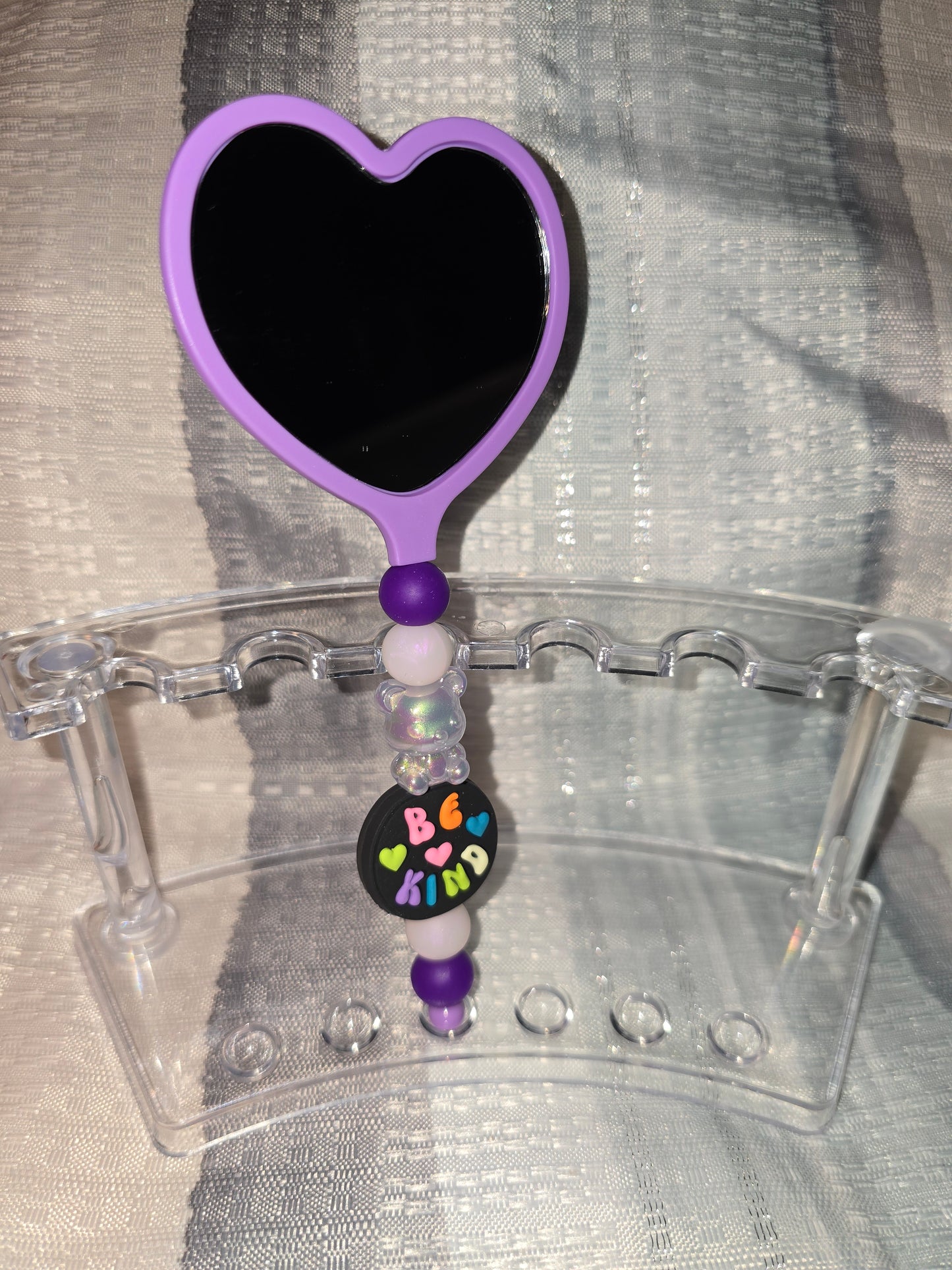 Be Kind Heart Hand Mirror