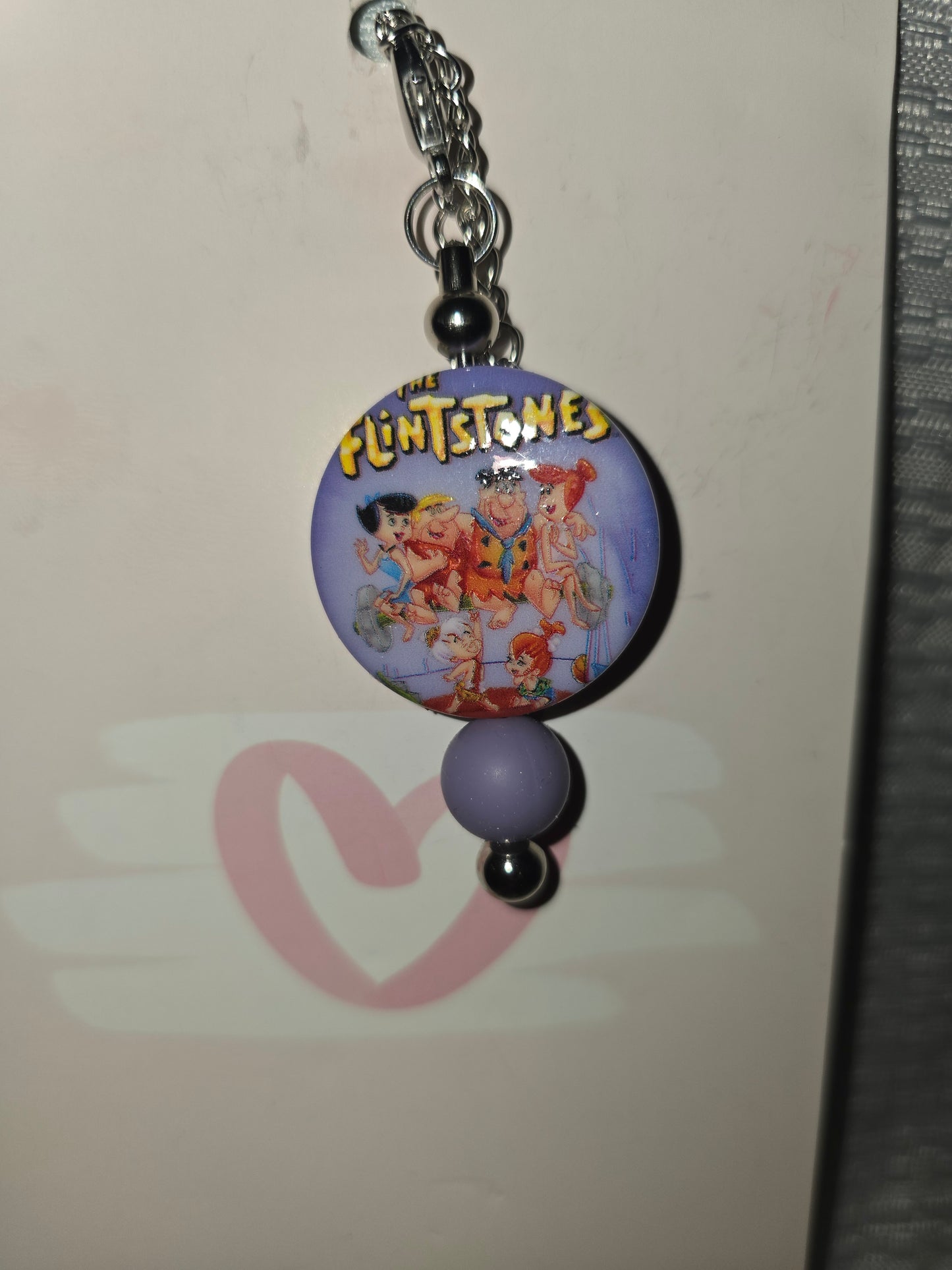 Flintstones cup charm