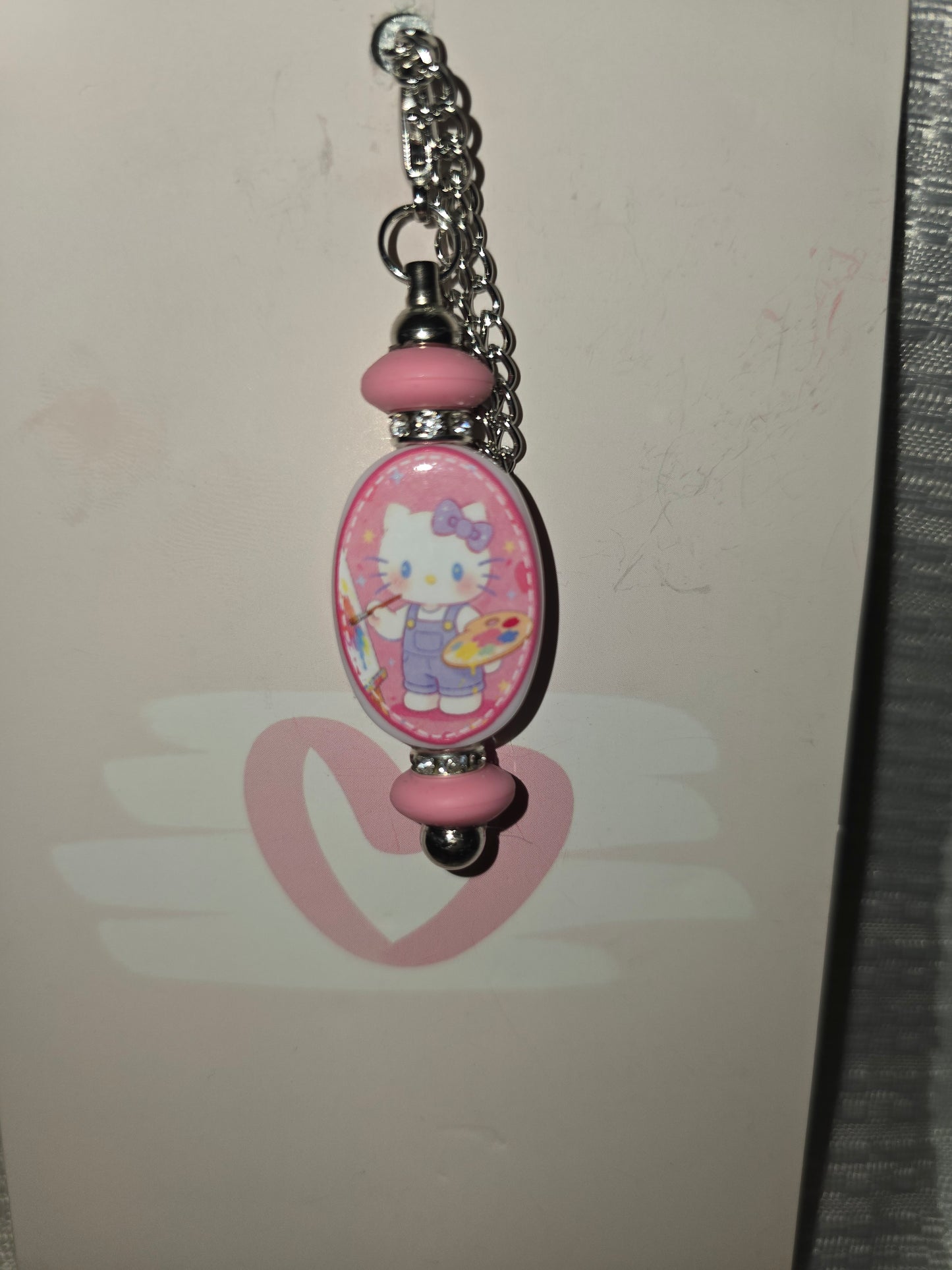 HK Pink Cup Charm