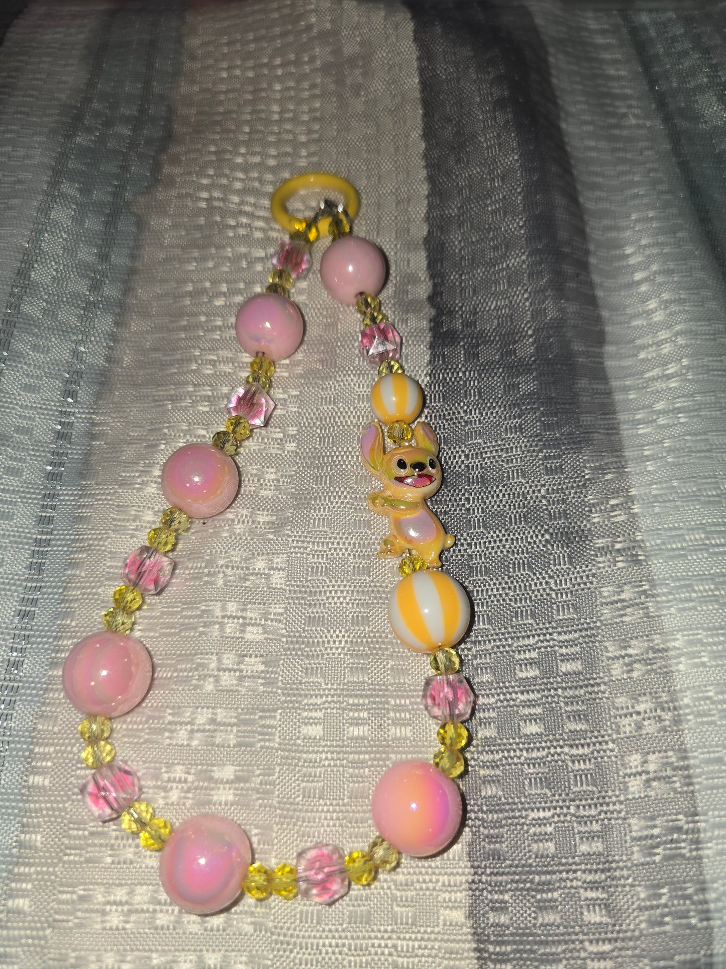 Yellow Stitch Character Keychain