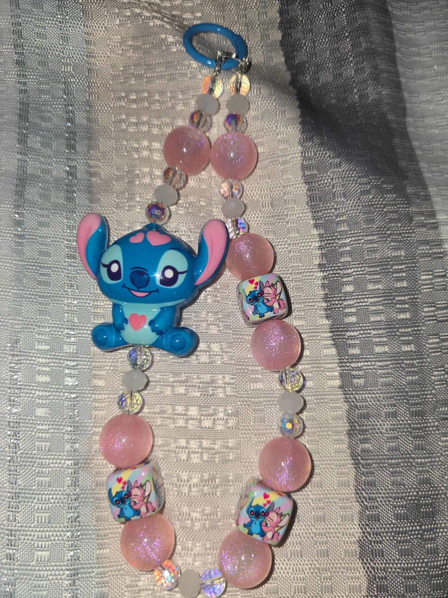 Light Up Stitch Character Keychain