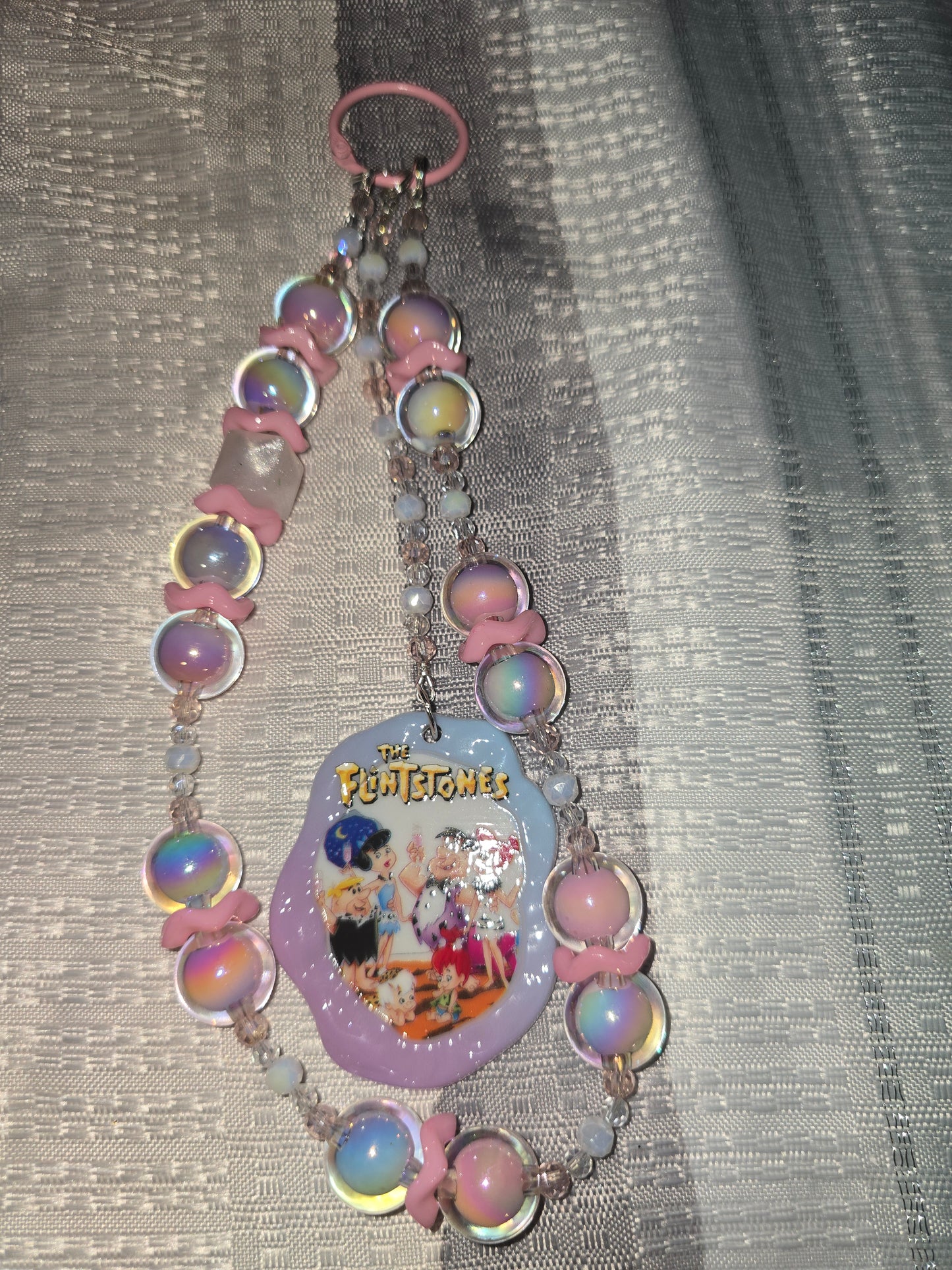 Flintstones Dangle Character Keychain