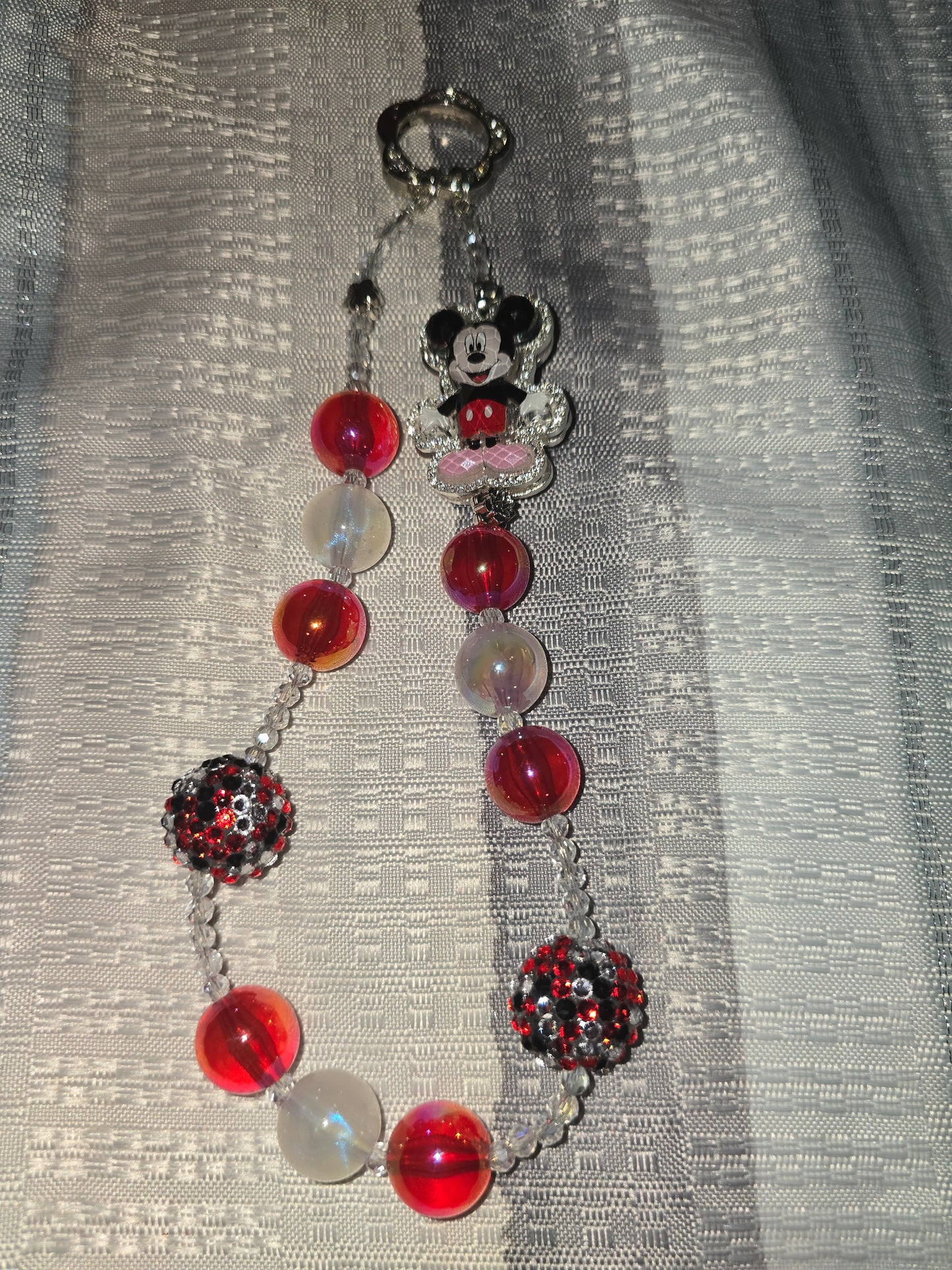 Mickey M Character Keychain
