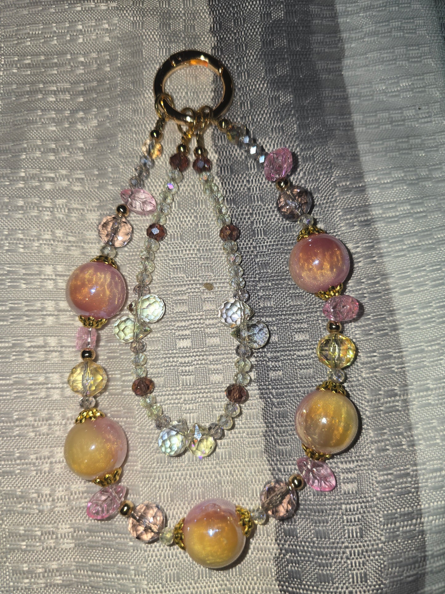 Pink Gold Fancy Keychain