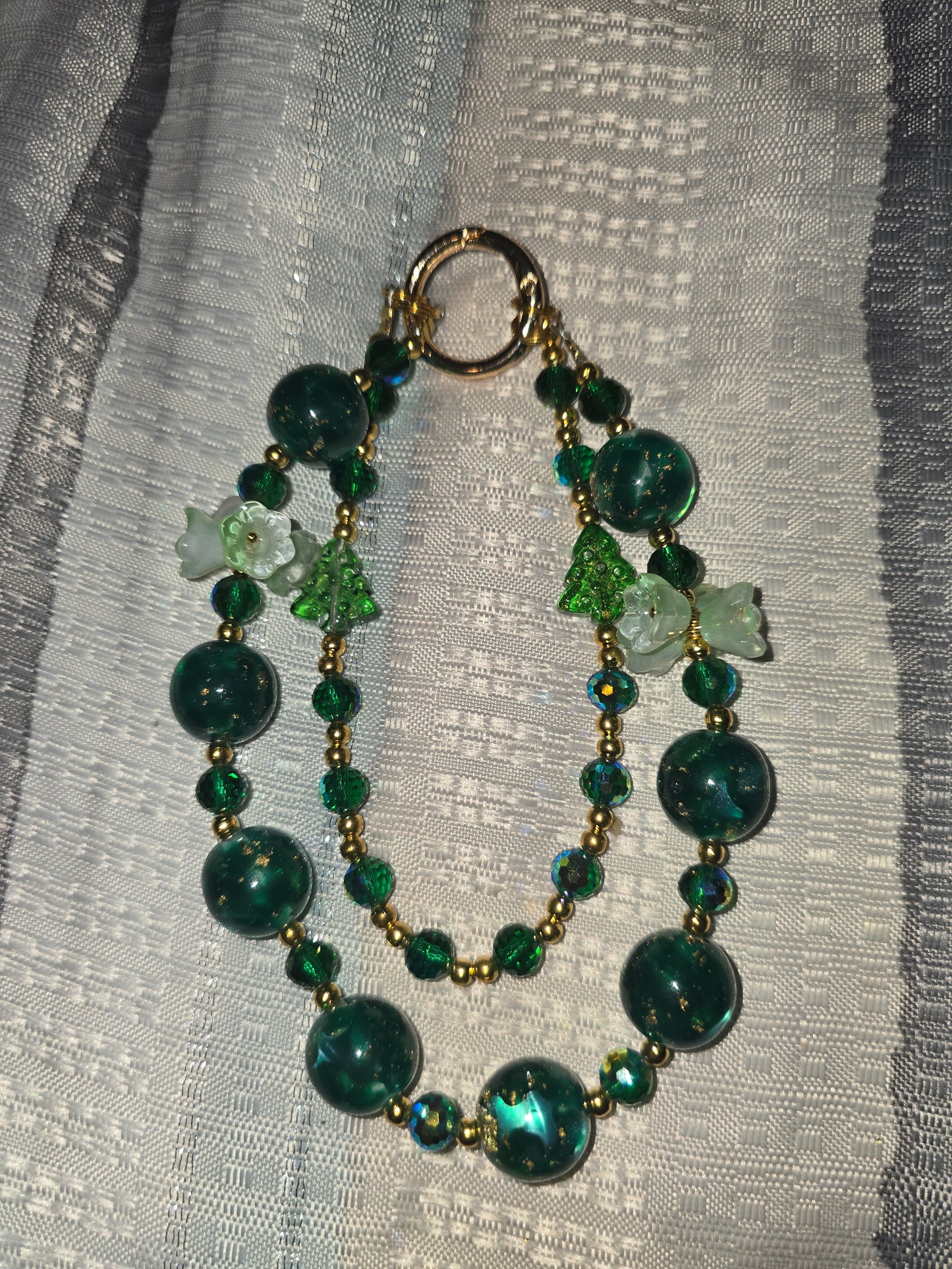Green Tree Fancy Keychain