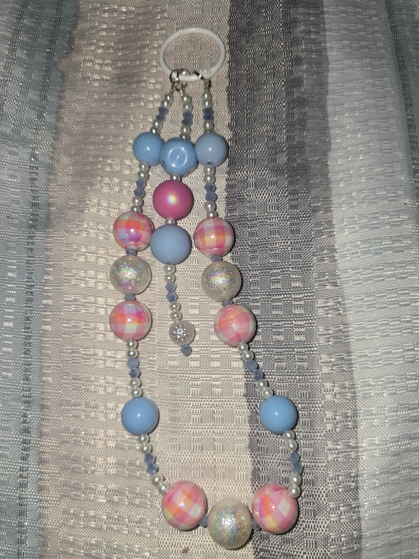 White Pearl Fancy Keychain