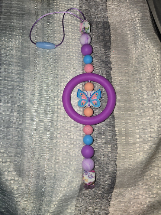 blue silicone butterfly
