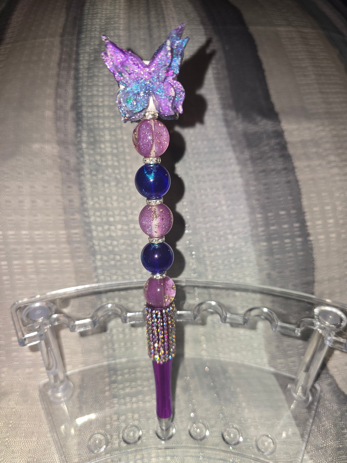 Blue Purple butterfly Lux Pen