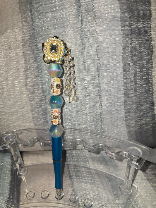 Teal flower Lux Pen