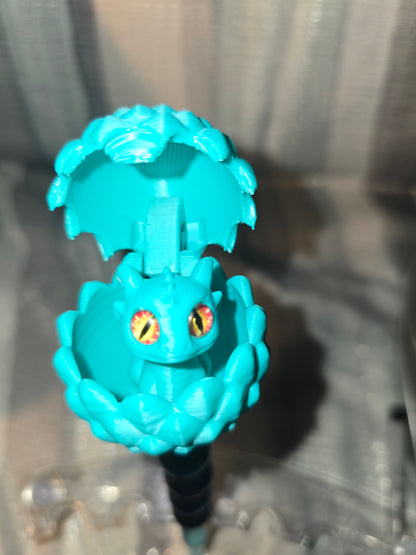Teal Dragon Egg Lux Pen