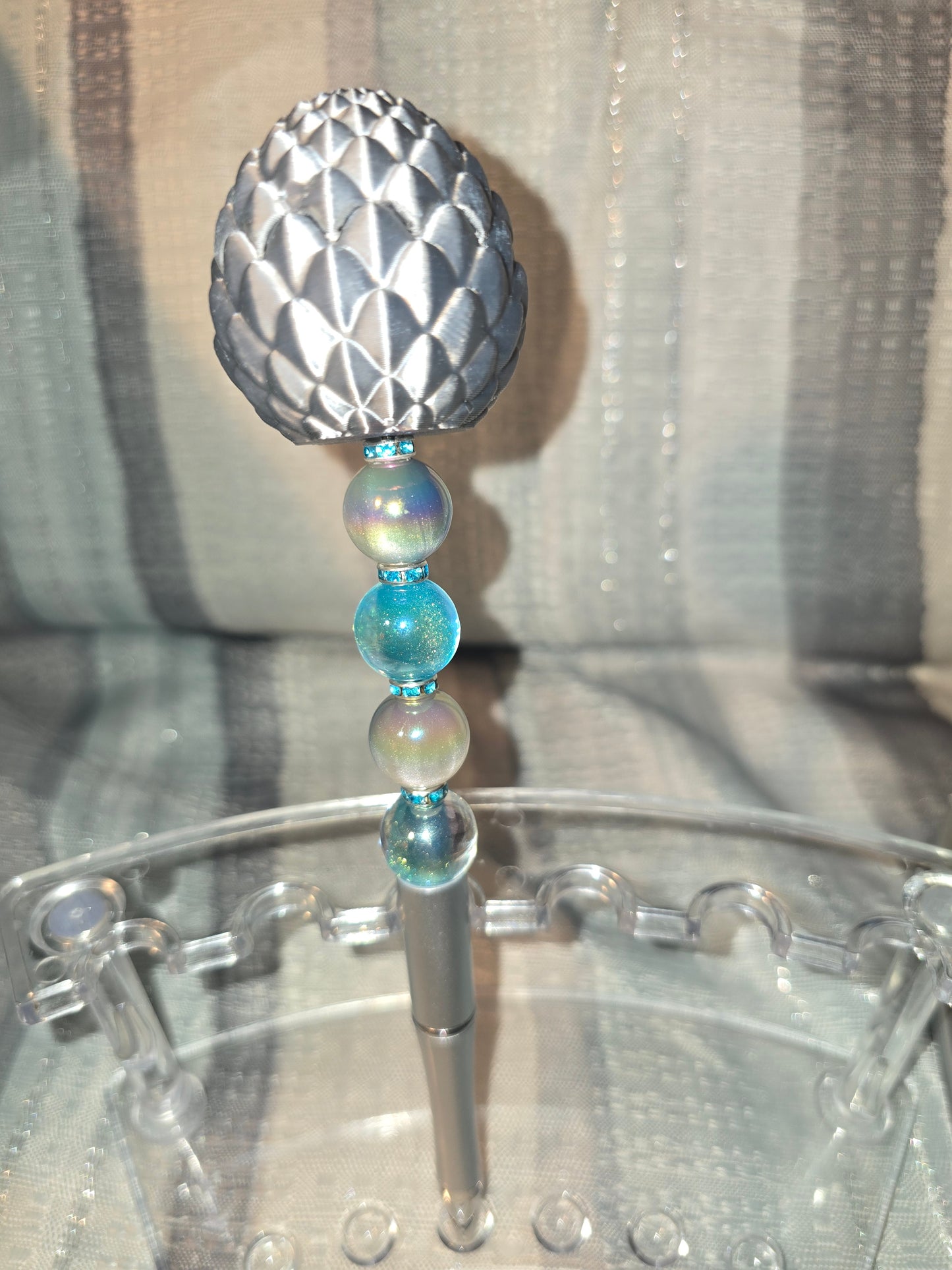 Silver Dragon Egg Lux Pen