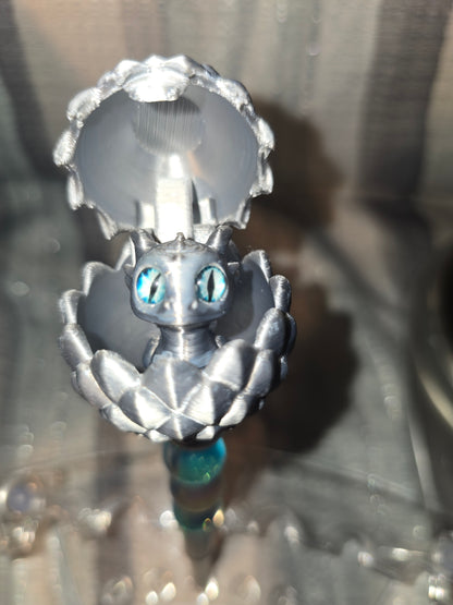 Silver Dragon Egg Lux Pen