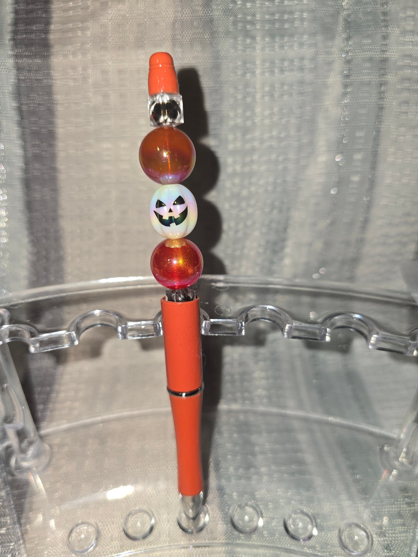 white pumpkin pen