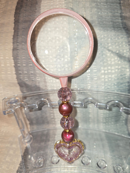 Crystal Pink Magnifying Glass