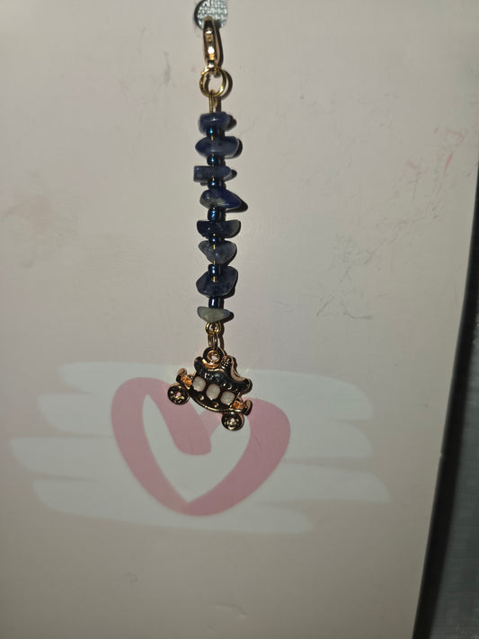 Sodalite Carriage Hair Charm