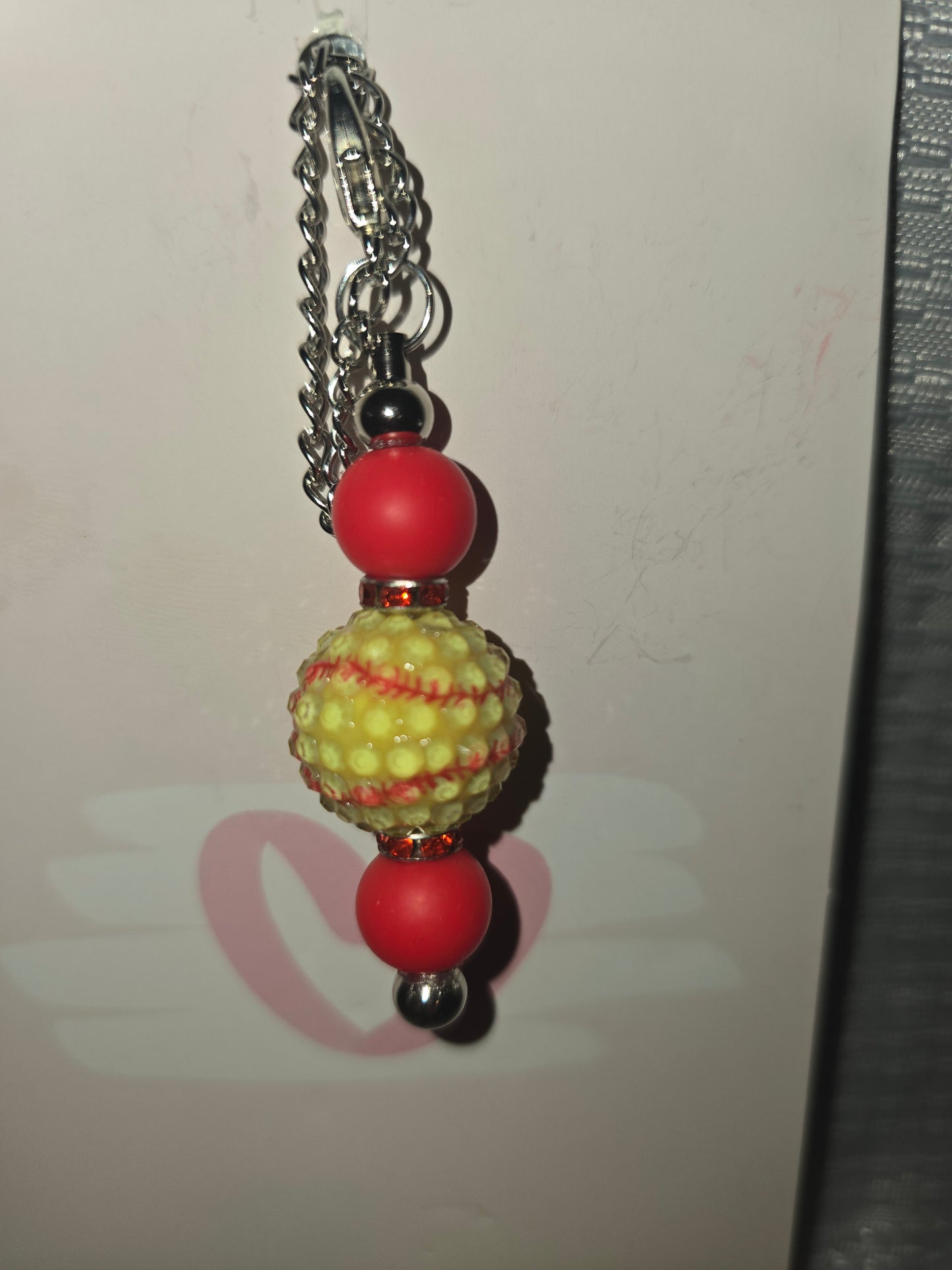Tennis Ball Cup Charm