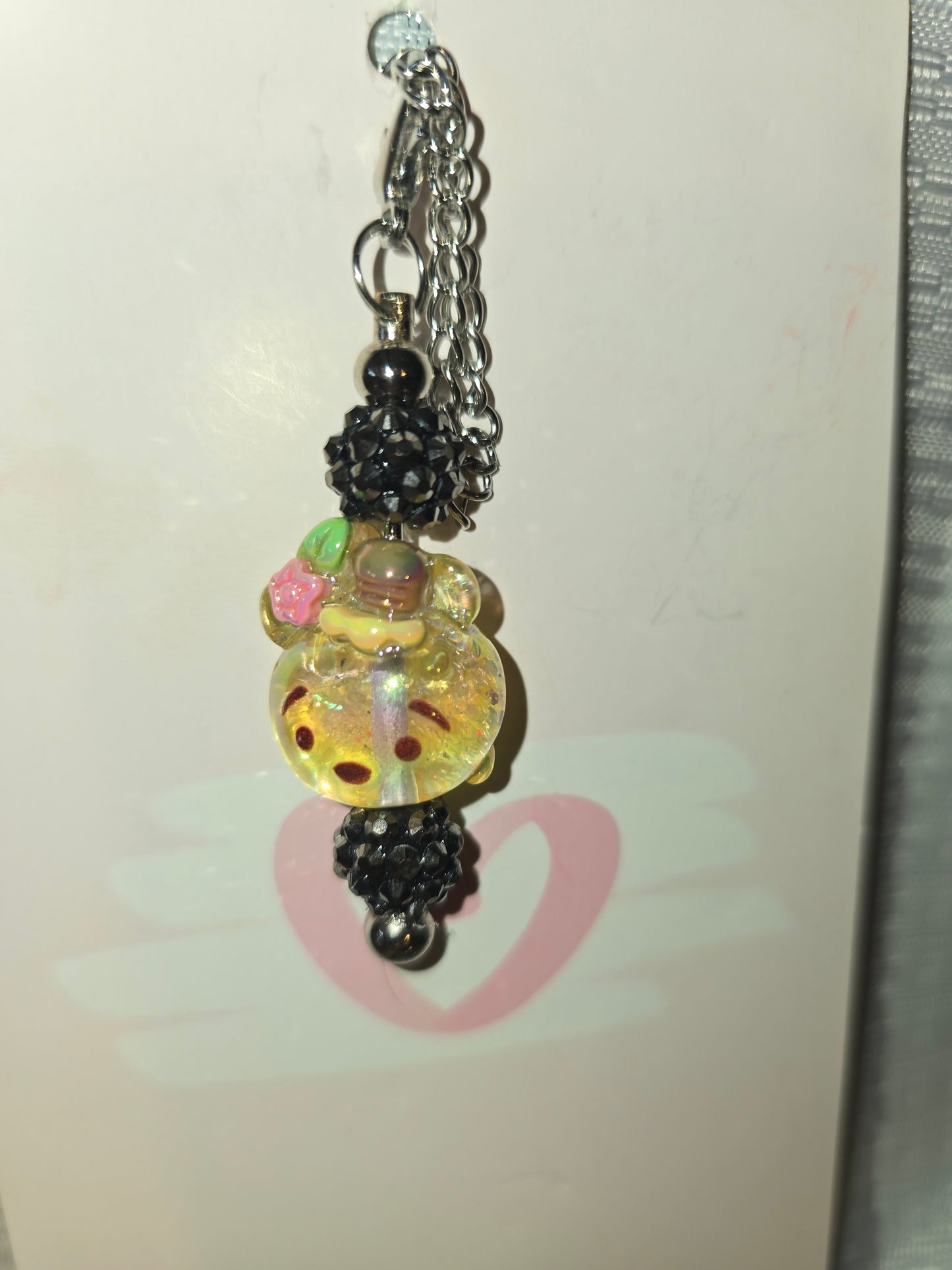 Pooh cup charm