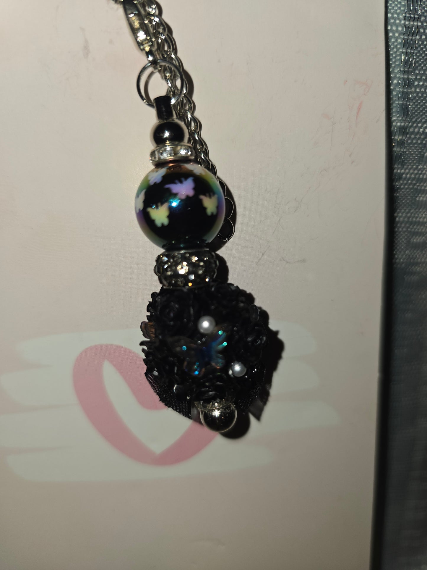 Butterfly ball Cup Charm
