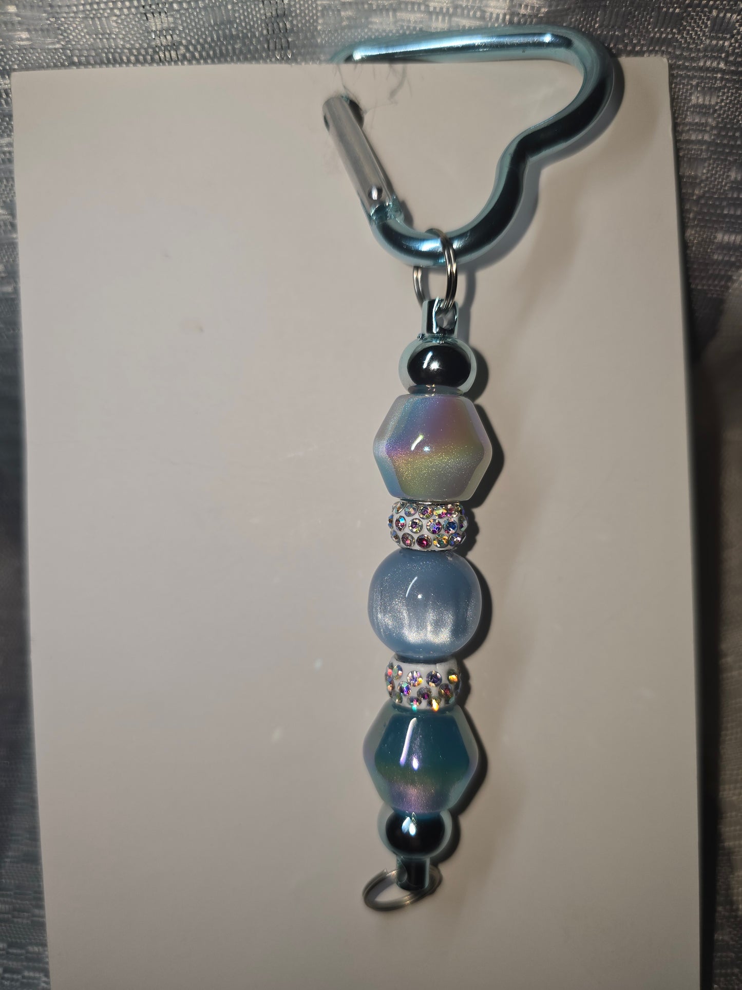 Blue Heart  Keychain