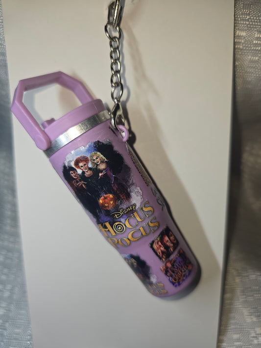 Hocus Pocus "mini Stanley" Chapstick Holder Keychain