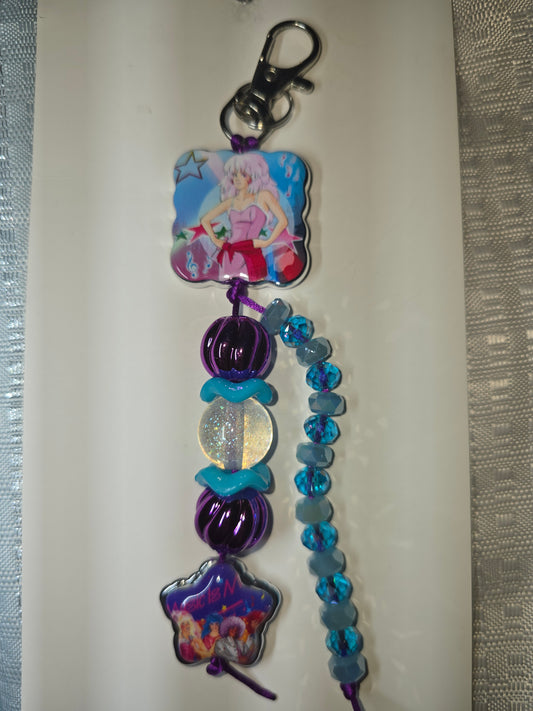 Jem blue Clip chain