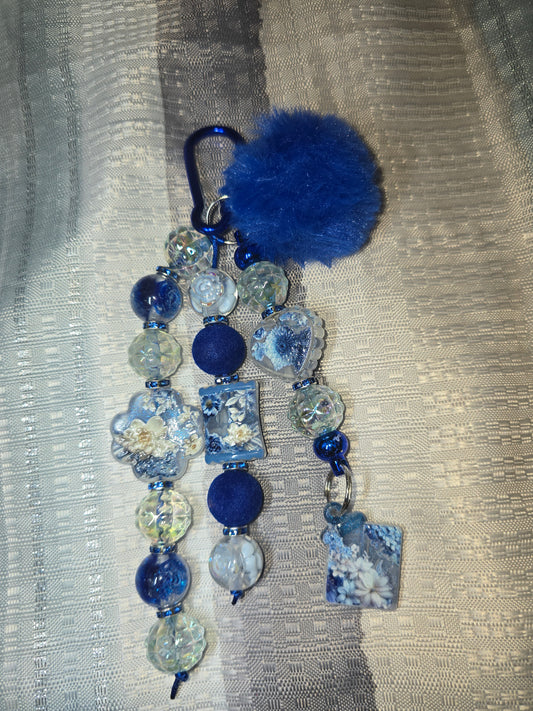 Floral Junk Keychain