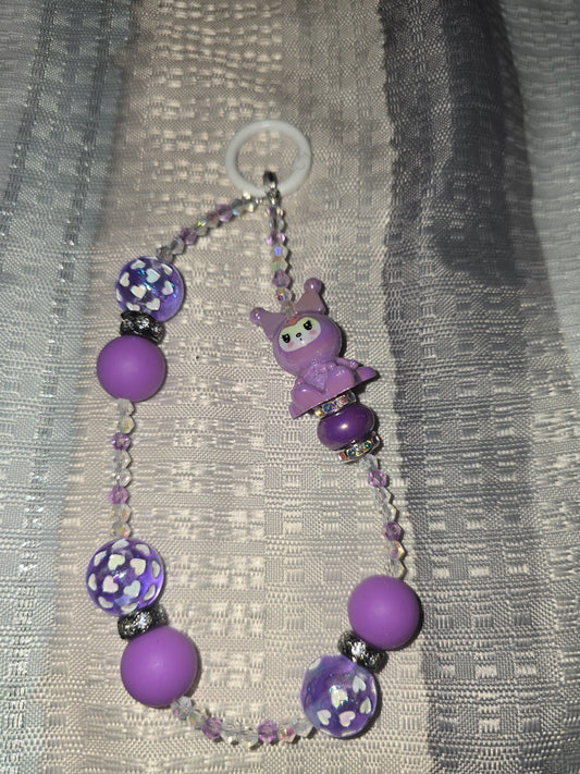 3D Kuromi Character Keychain