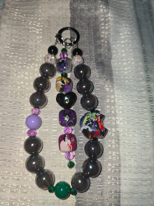 Villain Apple Character Keychain