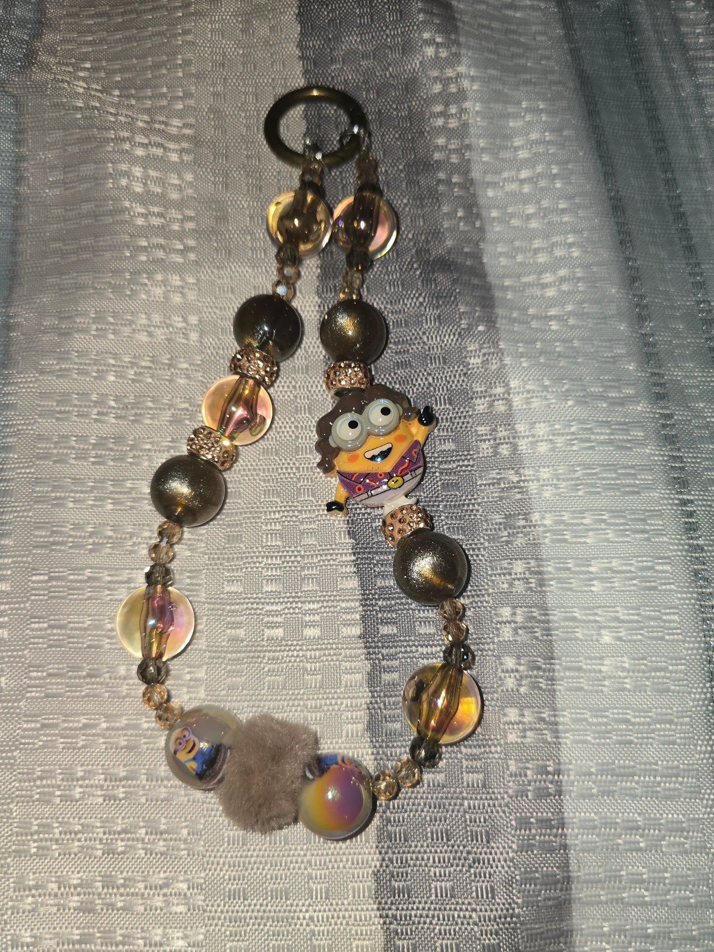 Minion Disco Character Keychain
