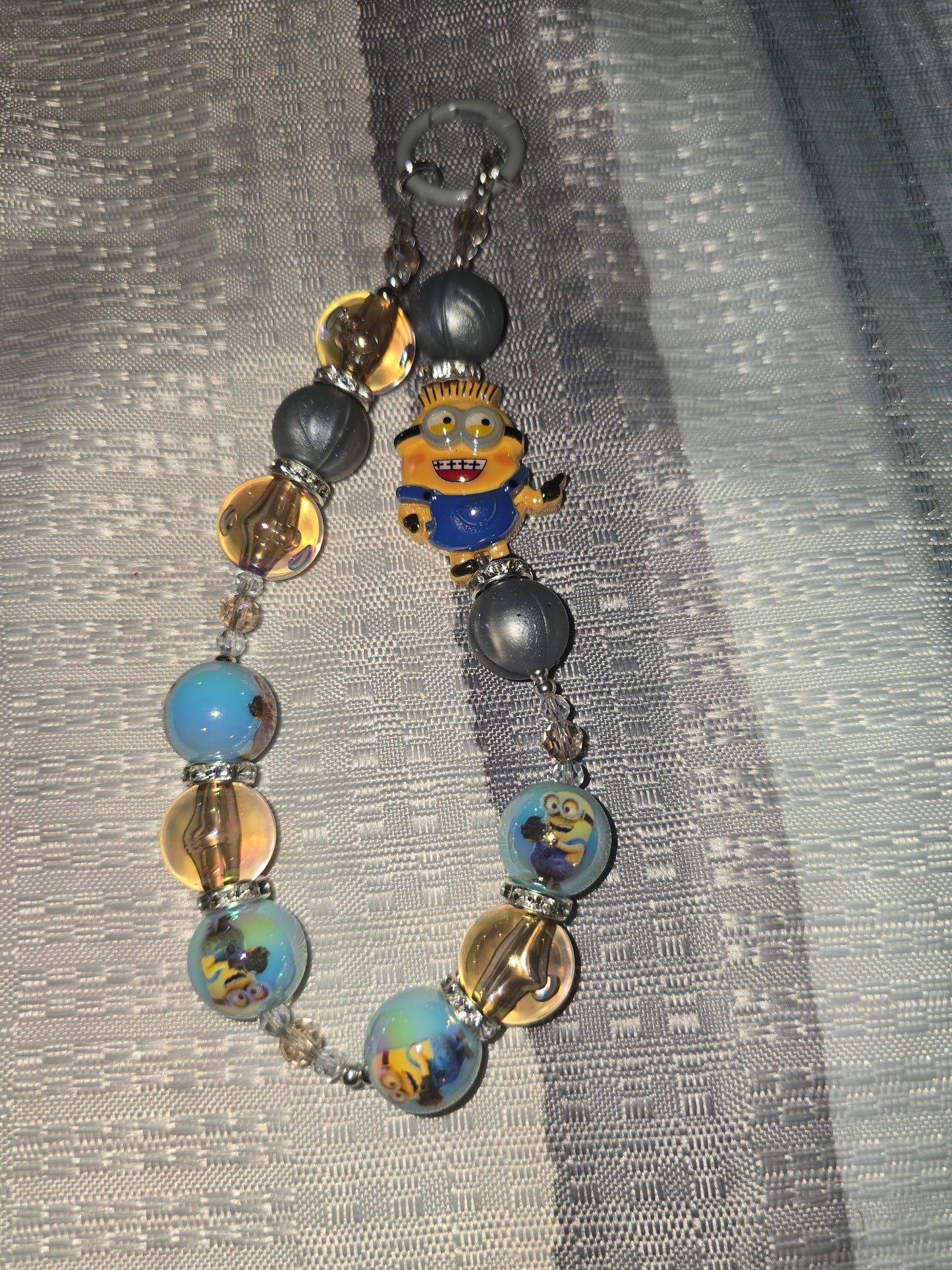 Braces Minion Character Keychain