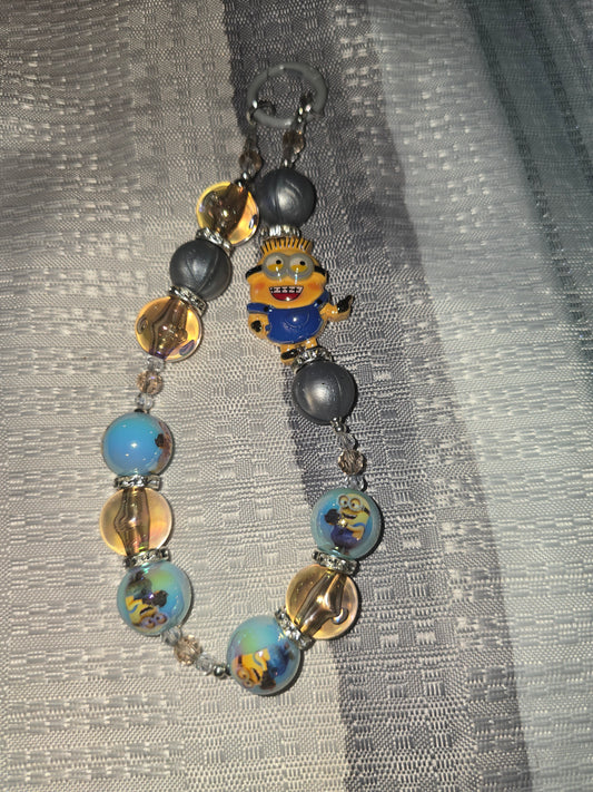 Braces Minion Character Keychain
