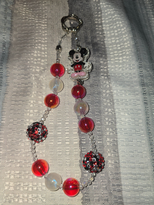 Mickey M Character Keychain