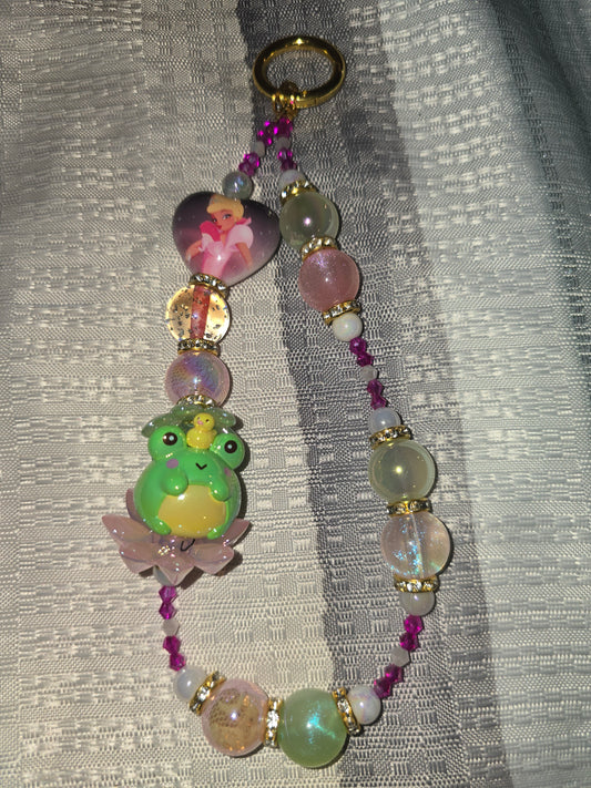 Lottie and frog Character Keychain