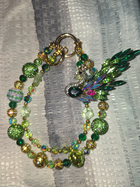 Peacock Ultra Lux Keychain