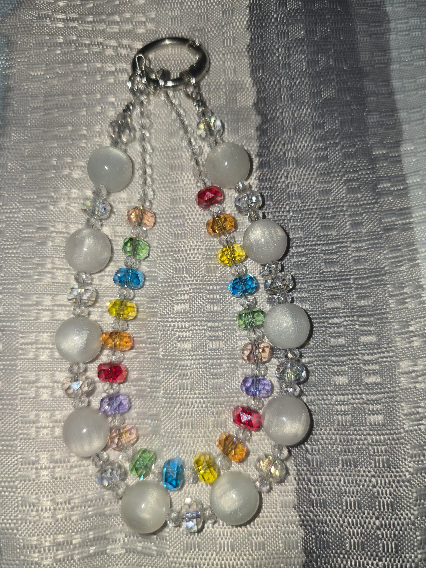 Cat Eye Colors Fancy Keychain
