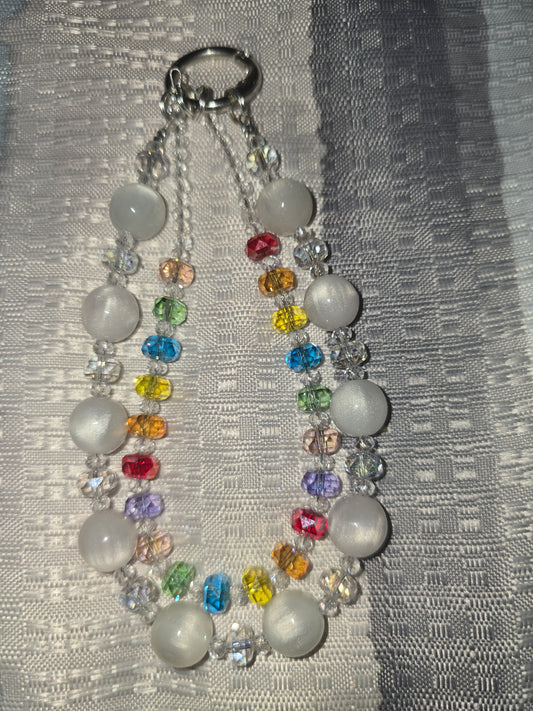 Cat Eye Colors Fancy Keychain