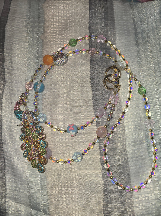 Peacock Crossbody chain