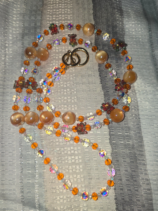 orange crossbody chain