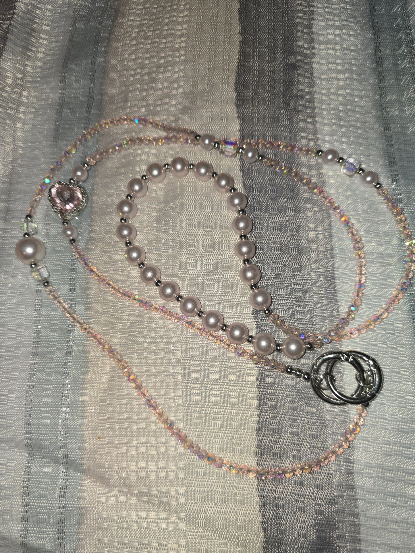 Pearl crossbody chain